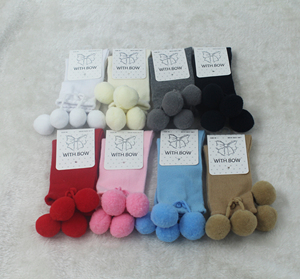 Mode Enfants Pom Pom Chaussettes bébé enfants chaussettes - Product Image 4
