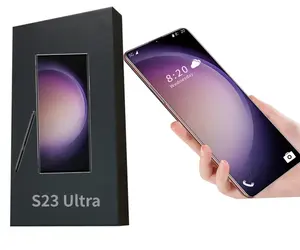 Ucuz orijinal S23 Ultra küresel 5G unlocked cep telefonu 6.8 inç büyük ekran 16GB + 1TB çift Sim GSM hücresel akıllı cep telefonları