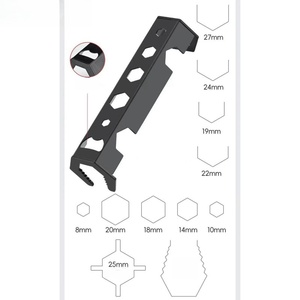 Water Pipe Tools Faucet Wrench Level Tool <strong>Torque</strong> Wrenches Hex Screw Removal Spanner 13 1 Sink Multitool Metric OEM Industrial - Product Image 4