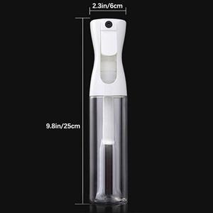 Botella de Spray para Limpieza Capilar de 300ml (10oz), Blanca y Negra, de Plástico, con Bomba Pulverizadora, Impresión Serigrafiada, Reciclable, para Cosméticos - Product Image 2