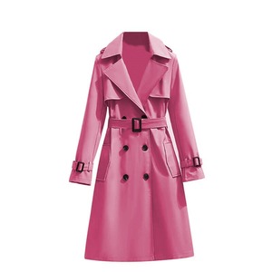 Nuovo Trench Coat Casual Elegante da <span class=keywords><strong>Donna</strong></span> <span class=keywords><strong>Primavera</strong></span>-Autunno 2026, Cappotto Lungo a Maniche Lunghe - Product Image 4