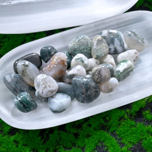 Venta al por mayor de cuencos de selenita elípticos pulidos de alta calidad, de moda, para Feng Shui, marca Crystalhola, con embalaje seguro. - Product Image 3
