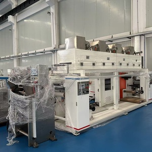 Roterende Schermcoater Met Siliconenafgiftemiddel 200 M/min Automatische Oplosmiddelloze Droogtunnelfilm En Papierverpakkingsmachine - Product Image 5