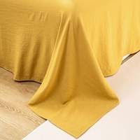 Parure de lit de luxe en soie glacée Tulip, ensemble de couette rafraîchissante, tailles simple et double, mélange coton-lin, fournisseur direct