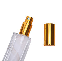 Échantillon gratuit designer 5 10 20 30 ml verre oriental vaporisateur clair bouteille de parfum avec sertissage surabaya