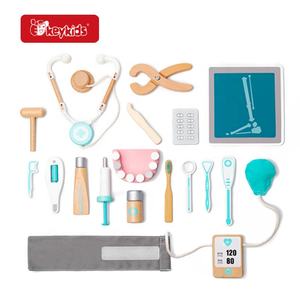 Doctor Center Pretend Medical Playsets Ensemble de clinique de jouets en bois pour enfants W10D887 - Product Image 5