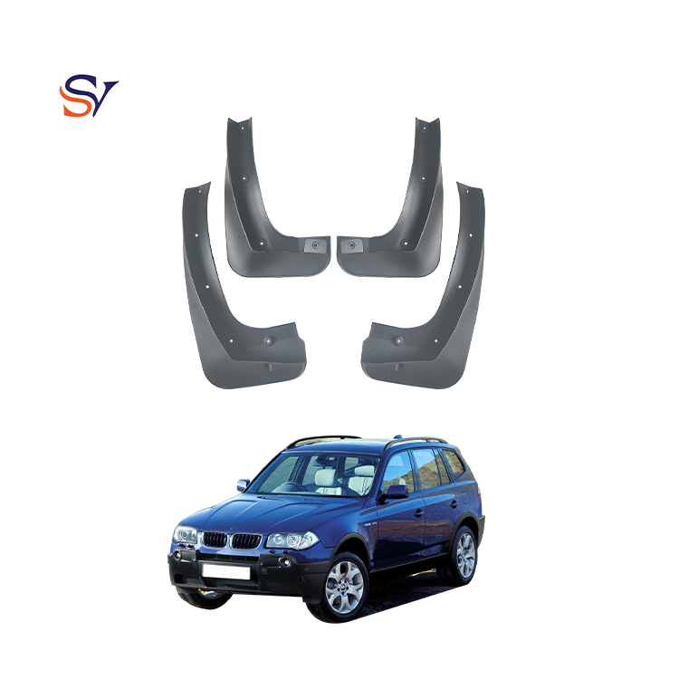 4 Mud Flaps Splash Guards For BMW X3 2011-2017 – Black ABS Plastic, Front & Rear Set