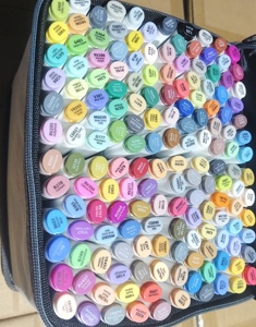 Biểu Tượng Tùy Chỉnh Iers Tip Kép Rượu Đánh Dấu 200 Màu Sắc Vĩnh Viễn Đánh Dấu Bộ - Product Image 5