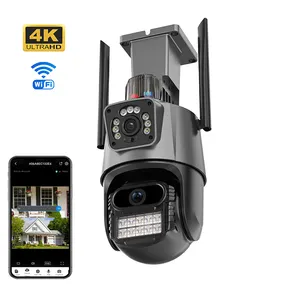 V380PRO 8mp Dual Lens 4G Camera Smart Home Wireless Wifi Security Outdoor Ptz Night Vision Network 4g Sim card Cctv Camera