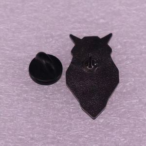 Grue en papier blanc minimaliste épingle mignonne délicate Style <span class=keywords><strong>japonais</strong></span> épingle artisanale en métal <span class=keywords><strong>Origami</strong></span> hibou bijoux pour les amoureux des livres et les minimalistes - Product Image 6