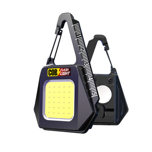 Lampe torche rechargeable COB à haute luminosité, super brillante, avec règle de mesure, aimant, clip et ouvre-bouteille - Product Image 2