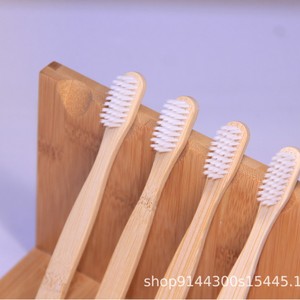 Bán Buôn Thân Thiện Với Môi Tùy Chỉnh Dùng Một Lần Tre Bàn Chải Đánh Răng Cho Trẻ Em Mềm Lông Kích Thước Nắp Nhỏ Cho Du Lịch Và Bán Nóng - Product Image 2