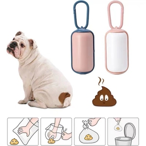 Dispensador de Bolsas para Excrementos de Mascotas, Portátil, Ecológico, de ABS, para Animales Pequeños, con Cubierta Giratoria, Diseño de Gancho, Fácil Reemplazo, para Uso en Exteriores - Product Image 4
