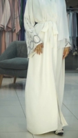 Nouvelle Abaya personnalisée brodée palestinienne, Abaya de luxe pour femmes, broderie turque, manches brodées, Abaya d'Arabie Saoudite