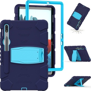 Custodia per Tablet resistente agli urti con Slot per penna per Samsung Tablet <span class=keywords><strong>Tab</strong></span> <span class=keywords><strong>S8</strong></span> Ultra S7 FE <span class=keywords><strong>S8</strong></span> <span class=keywords><strong>plus</strong></span> <span class=keywords><strong>Galaxy</strong></span> Cover con linguetta - Product Image 2