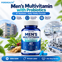 Comprimés multivitaminés pour hommes OEM ODM sous marque privée, avec minéraux chélatés et vitamines B méthylées et zinc pour la vitalité quotidienne - Vente en gros