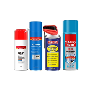 SANVO Fabricante Profissional Aerossol Tinta Spray Pu Espuma Anti Ferrugem Lubrificante Impermeável Spray Vazamento Reparação Spray - Product Image 1
