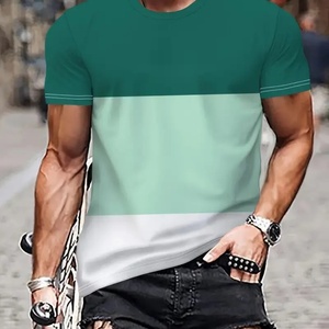 Shorts Sleeve Mens t Shirts <b>Polyester</b> Sublimated Printing Short Sleeve Digital Printing Crew Neck Sports <b>Tshirts</b> for Men - Product Image 3