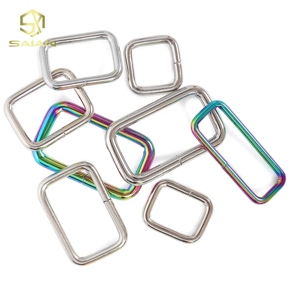 Schwerlast Metall-Ring-Schnalle Gürtel Rechteck-Schnalle Ring-Quadrat-Schnalle für Tasche & Taschenzubehör