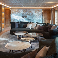 Cloison de séparation de luxe rotative en verre doré et acier inoxydable pour salon, hôtel, cloisons décoratives intérieures