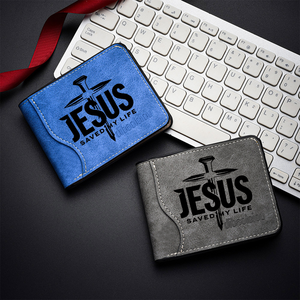Cartera Corta Multifuncional de Cuero PU con Diseño de Dibujos Animados Personalizado 2026, Adecuada para Hombres Jóvenes - Product Image 1