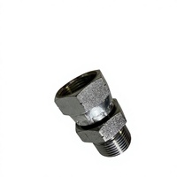 Raccord hydraulique droit en acier au carbone et acier inoxydable sur mesure, filetage BSP