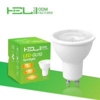 Spot LED GU10 3-en-1 à température de couleur commutable 7W 630lm 3000K-6500K 38 °   Lampe IC-DRIVE 100-265V pour affichage
