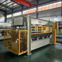 Presse à chaud de haute précision pour le travail du bois, presse hydraulique à 5 couches pour le placage de portes en bois et le laminage de placages PVC