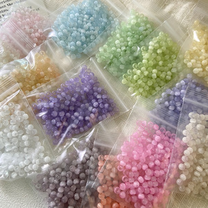 Cuentas redondas de ojo de gato de 4 mm, cuentas pequeñas para pulseras DIY, collares, fabricación de joyería hecha a mano, accesorios de abalorios sueltos - Product Image 2