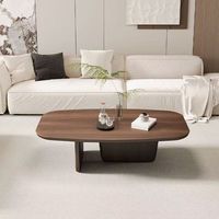 Table basse en bois massif nordique, design moderne et minimaliste, meubles de salon durables et écologiques, design carré