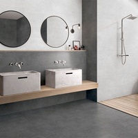 Carrelage de sol en céramique, salle de bain, douche et carreaux muraux en céramique, décoration de cuisine gris, 80 30, nouveau