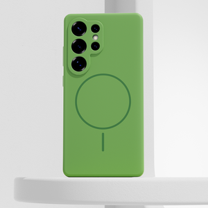เคสซิลิโคนวงกลมบาง S046 สำหรับ Android, iPhone, Samsung, Motorola, Xiaomi, OPPO, VIVO ฝาหลังแม่เหล็ก - Product Image 2