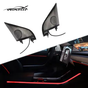 Radium carved 128 color ambient lights cool colors and fashionable interior decoration for Tesla Model 3 Highland kits