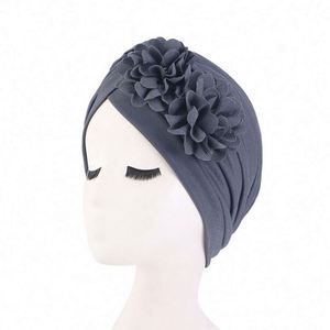Vente en gros de turbans à volants en polyester décontractés pour femmes avec logo personnalisé - Toutes saisons, ajustables - Product Image 5