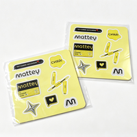 Pegatinas de Vinilo Personalizadas, Recortadas, Holográficas, con Resina Epoxi, Etiquetas de PVC con Diseño de Dibujos Animados, Adhesivas, Impermeables, con Logotipo Personalizado