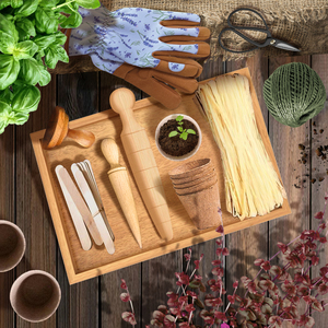 DIYプラントエッセンシャルギフトセット環境にやさしいガーデンアクセサリーキット11PCSガーデニングツールキット - Product Image 2