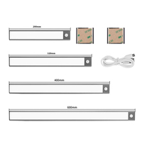 Promotion : Lumière LED murale rechargeable de 20 cm avec détecteur de mouvement, lumière de nuit sous armoire, température de couleur 6000K/3500K pour salon