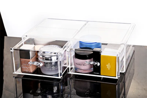 Display Boxes <b>Set</b> <b>Make</b>-up Brush and Lipstick Holder Acrylic Makeup Organizer with Cosmetic Storage Cases - Product Image 4