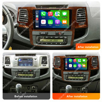 Mekede MS Android voiture 360 système de navigation par caméra panoramique pour Toyota Fortuner Hilux 2004-2014 BT ventilateur de refroidissement