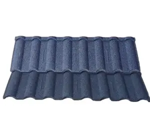 Durable And Lightweight Asian-Style Stone Coated Metal Roof Sheets Glue Resistant And Wind Uplift Resistant For Home Decoration