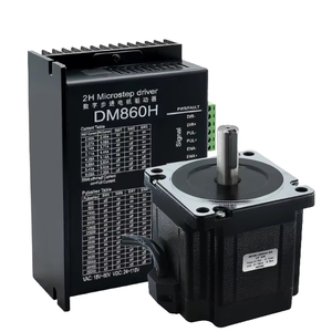 86hs82-4504a14 4.5A NEMA 34 động cơ bước 4.5nm Kit với dm860h Đường kính trục 14mm 4.5nm trình điều khiển động cơ - Product Image 1