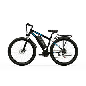 My Store C29 Bicicleta de montaña eléctrica de doble batería para adultos 250W 60km Carga Off-Road City EU Warehouse Azul - Product Image 6