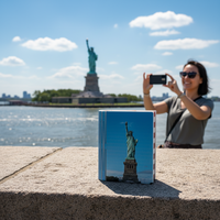Lámpara Plegable con Diseño de la Estatua de la Libertad, Imán para Refrigerador 2 en 1, Luz Nocturna LED Magnética, Diseño Portátil a Prueba de Agua, Regalo con el Símbolo de Nueva York