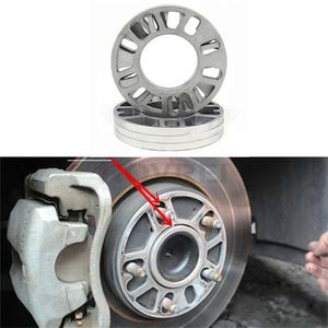 Universal de aluminio negro rueda de coche neumático espaciador adaptador cuñas placa 3-10mm 4x10 0/114.3 5x100 0/108/114.3/120 - Product Image 2