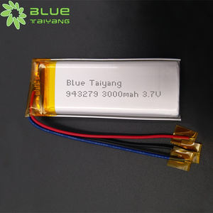 Personnalisé OEM/ODM Lipo 943279 3.7v 3000mah lithium lipo batterie lp 3.7v 3000mah lithium polymère batterie - Product Image 3