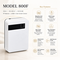 Diffuseur d'arômes intelligent mural sans eau Koeazy Direct Factory 800F OEM/ODM 350 ml, huile essentielle parfumée pour hôtel