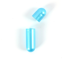 000 # -2 #   Capsules de médicaments bleu-bleu / Capsules de gélatine vides colorées pour médicaments avec certificat Halal