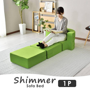 Childrens L Shape Folding <b>Sofa</b> <b>Bed</b> 155cm Foam Fill <b>Foldable</b> For Kids Room - Product Image 4