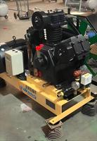 Compresseur d'air à piston haute pression YiBang 15 kW 20 CV 1200 L/min 30 bars 380 V 50 Hz 3 phases IP54 pour soufflage de bouteilles PET, nouveau, entraînement par courroie