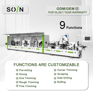 Sosn chế biến gỗ <span class=keywords><strong>CNC</strong></span> Pur keo cạnh dải máy với pre-phay dán bander - Product Image 2
